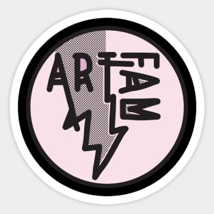 ARTFAM 2018 - doodle bolt Sticker